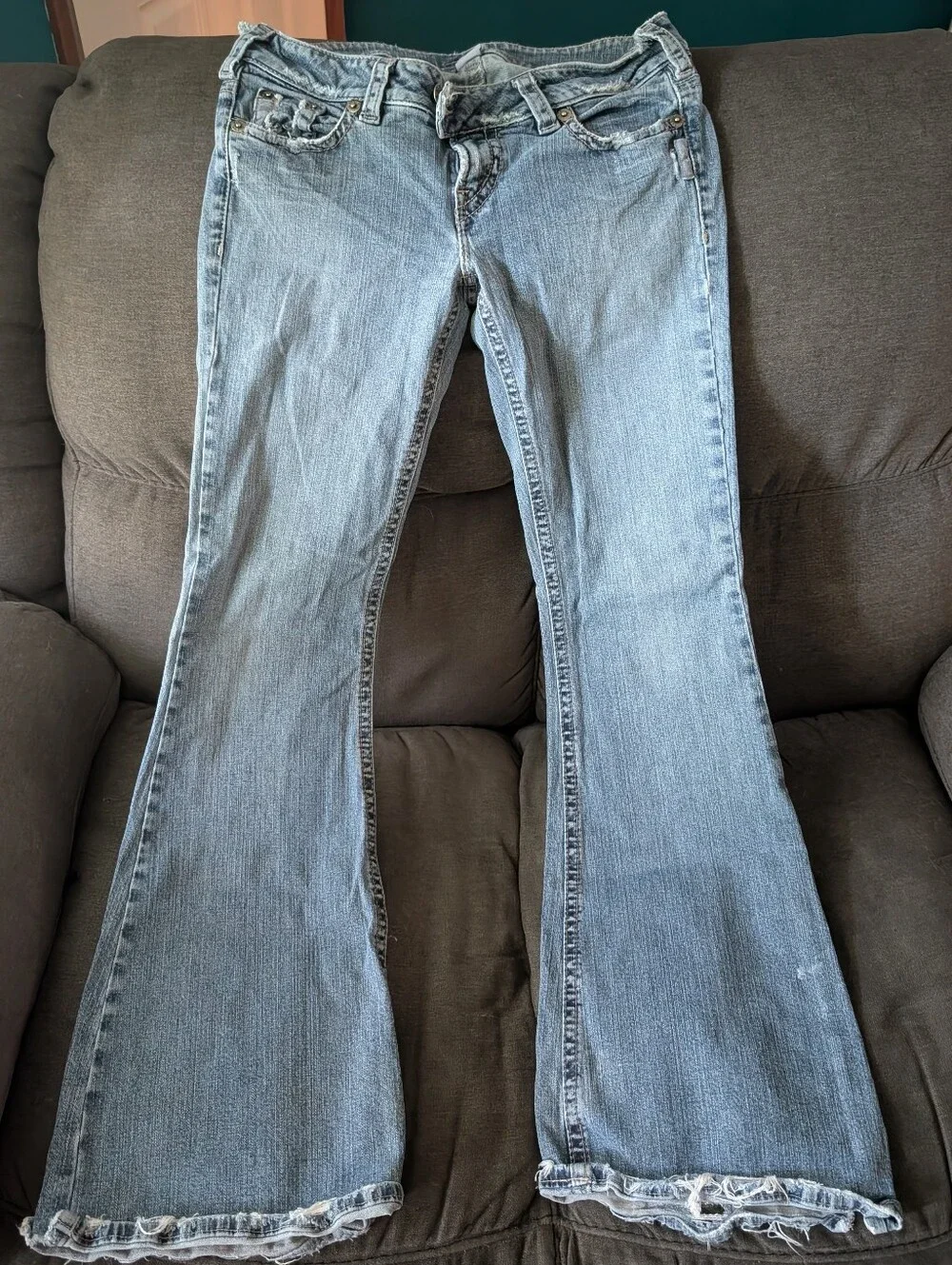 Silver Jeans Light Blue Flared Women's Jeans